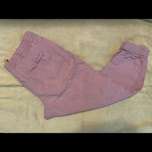 J crew linen “seaside” jogger pants